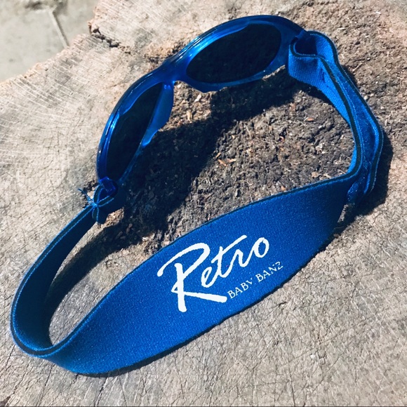 BaBy BanZ Other - Baby Banz blue retro wrap band sunglasses